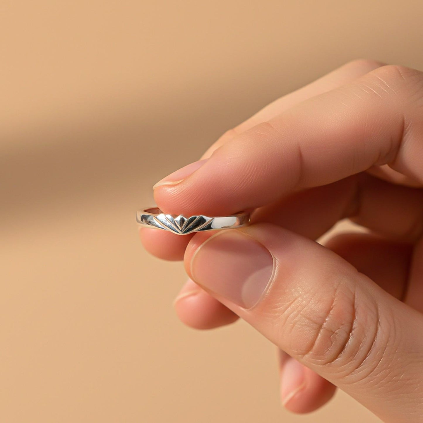 Silver Knight Band For Men