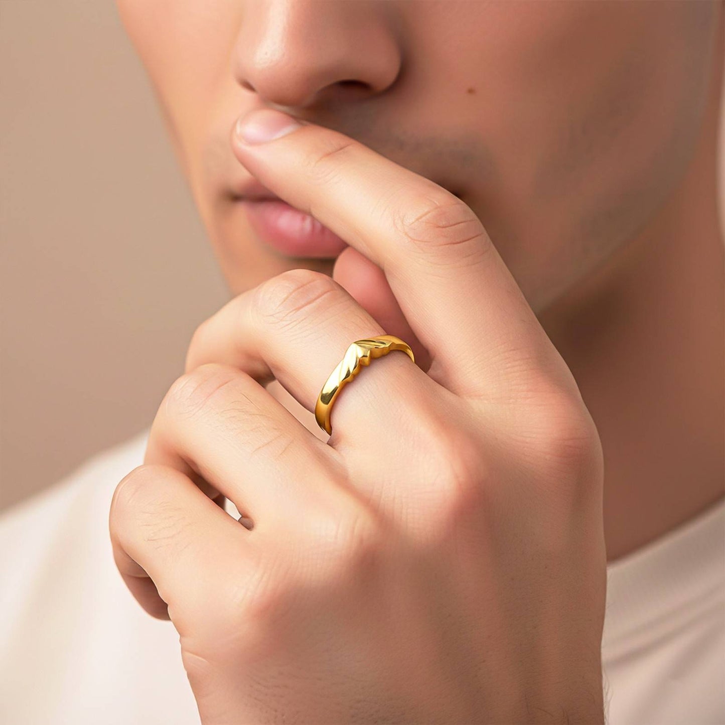 Golden Knight Band For Men