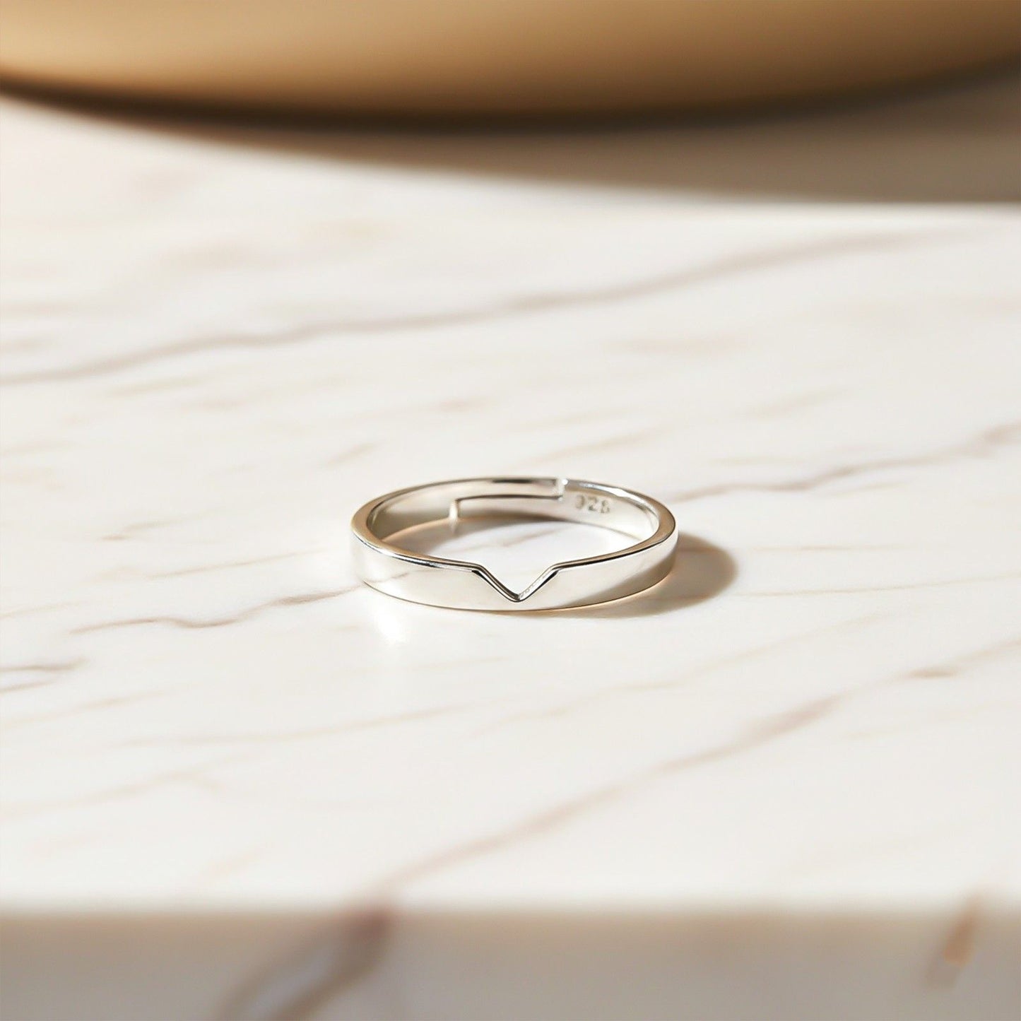 Silver Cupid Arrow Men's Band