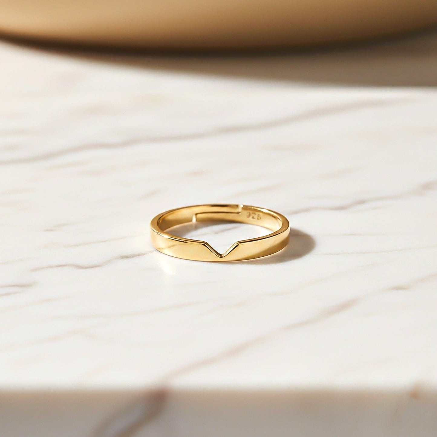 Golden Cupid Arrow Men's Band