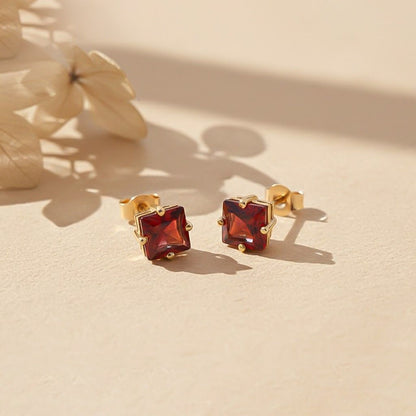 Golden Seeking Solace Stud Earrings
