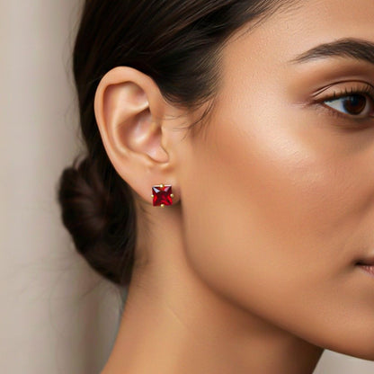 Golden Seeking Solace Stud Earrings