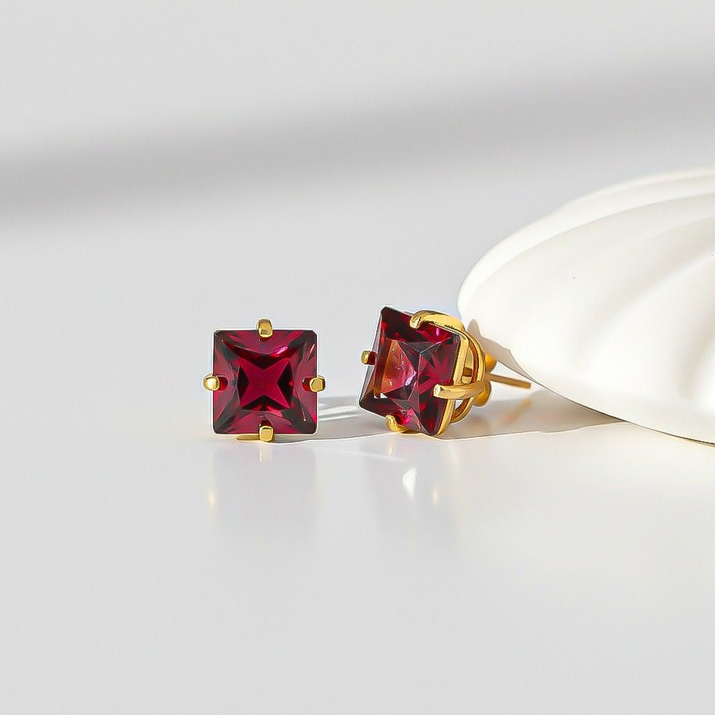 Golden Seeking Solace Stud Earrings