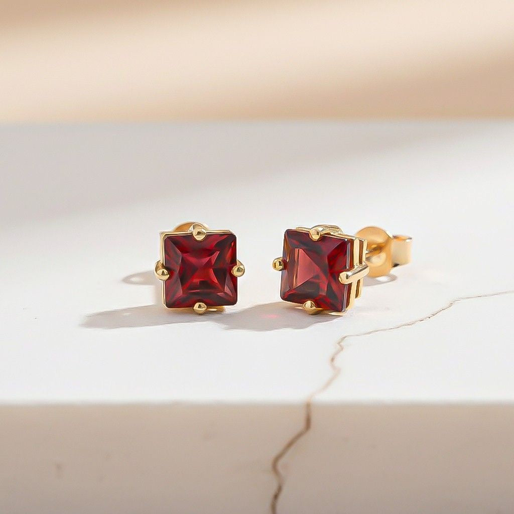 Golden Seeking Solace Stud Earrings