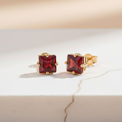 Golden Seeking Solace Stud Earrings