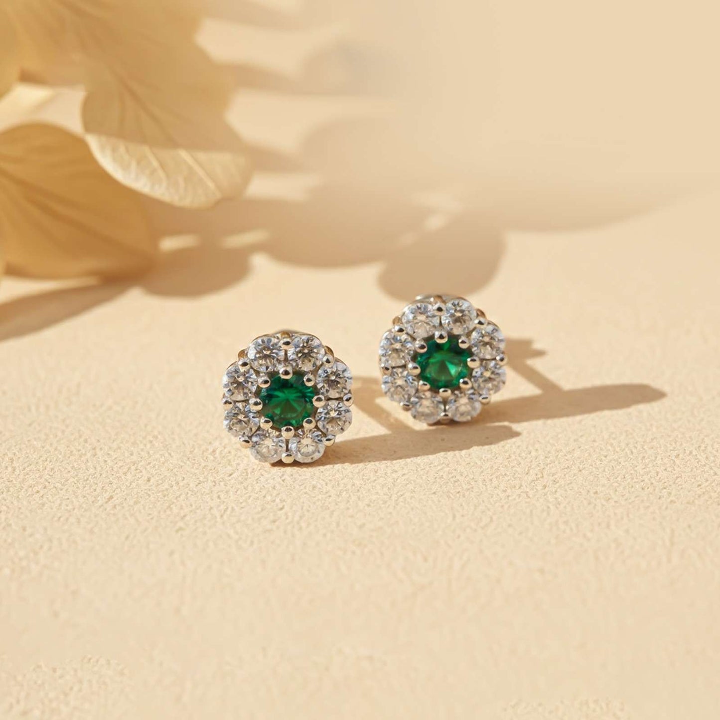 Silver Blooming Studs Earring