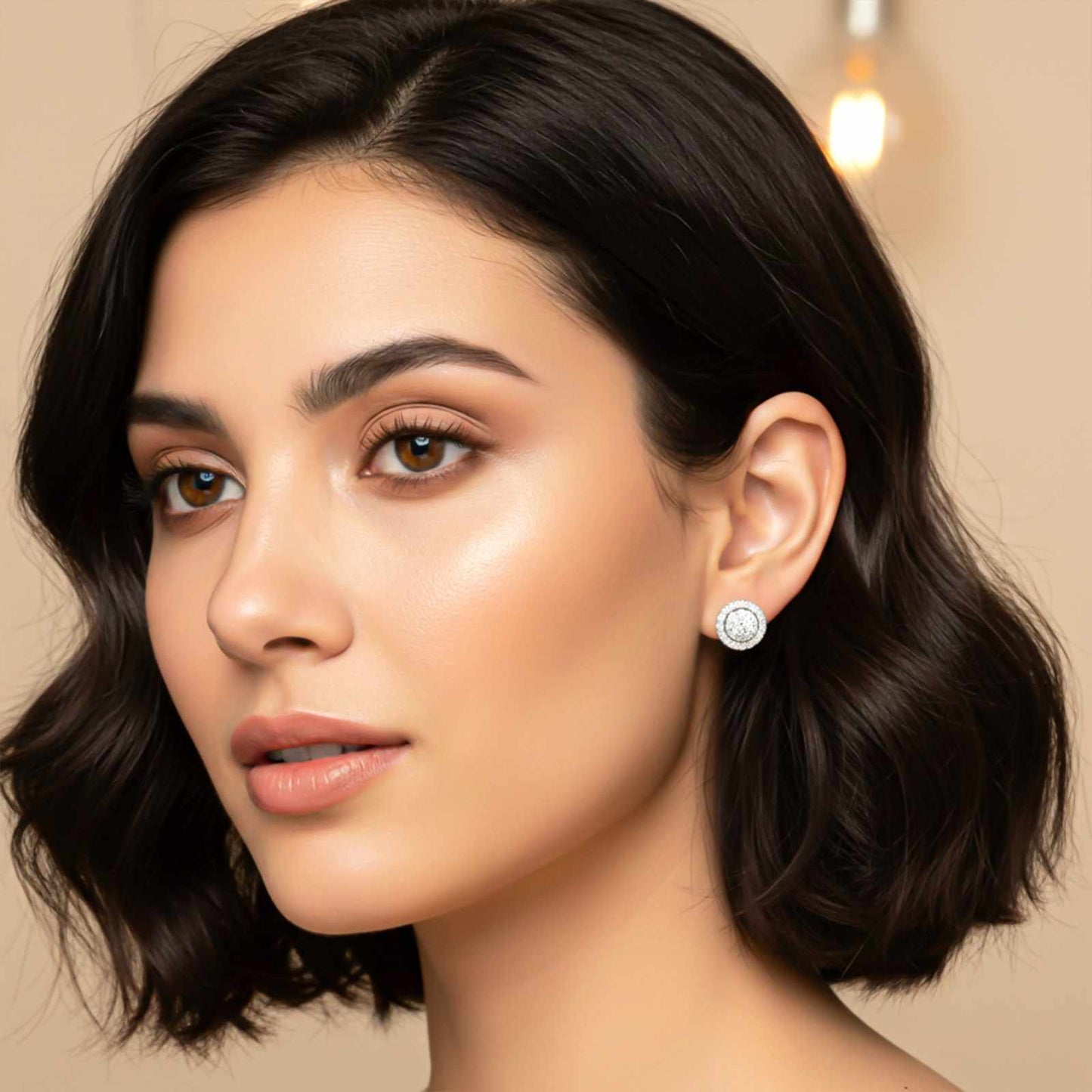 925 Silver Cluster Maya Studs