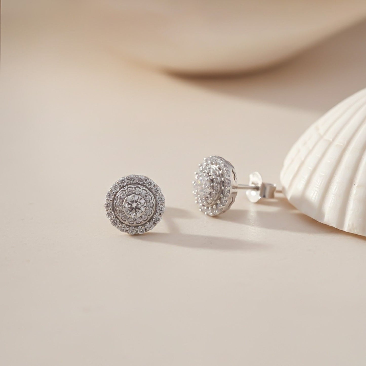 925 Silver Cluster Maya Studs