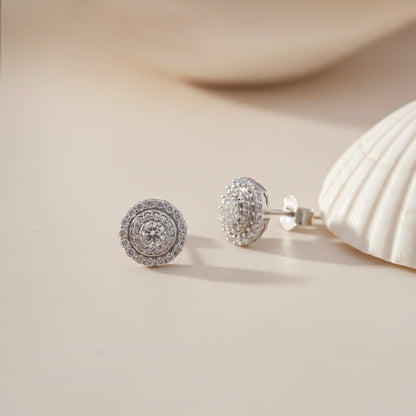 925 Silver Cluster Maya Studs