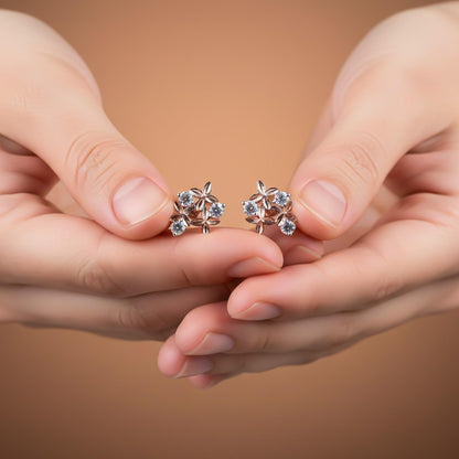 Rose Gold Starlight Studs