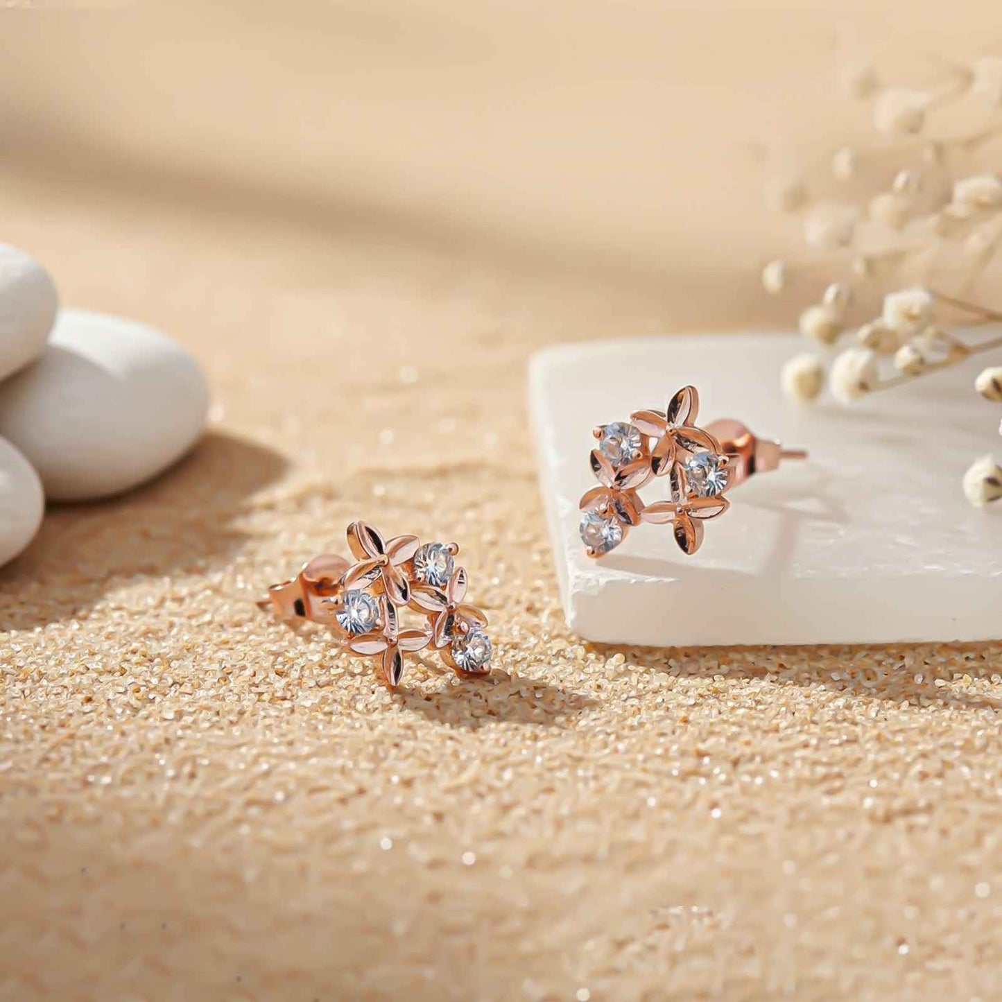 Rose Gold Starlight Studs