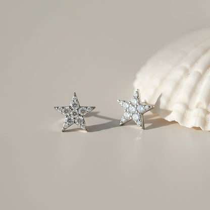 Silver Mini Stud Earrings