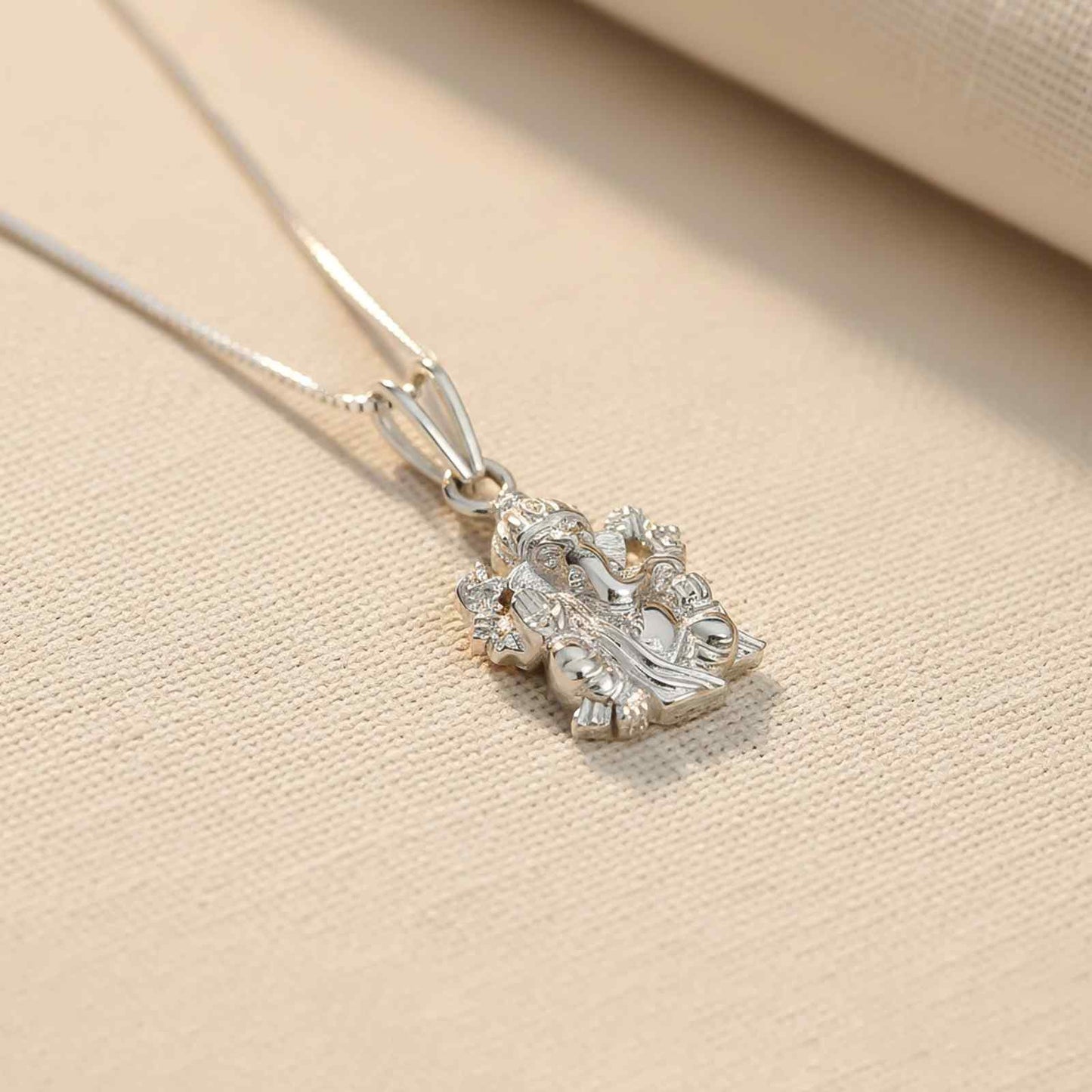 Silver Lord Vinayaka Ganpati Pendant