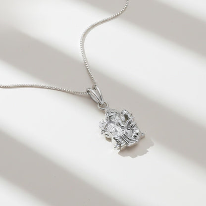 Silver Lord Vinayaka Ganpati Pendant