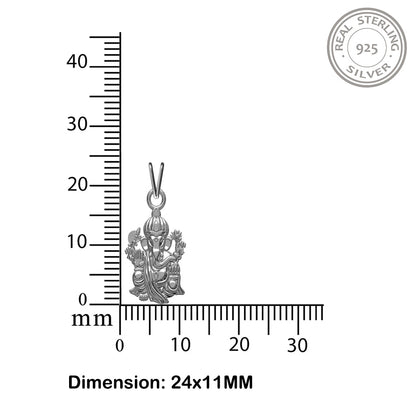 925 sterling Silver God Pendant 