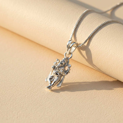 Silver God Ganesh Avtar Pendant