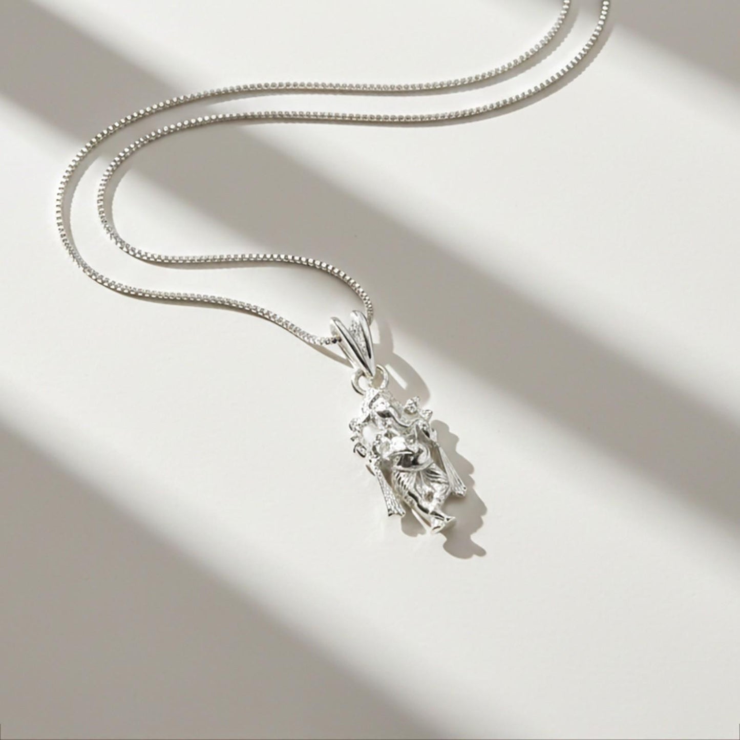 Silver God Ganesh Avtar Pendant