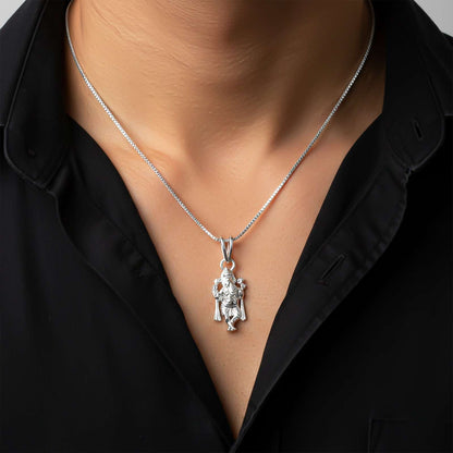 Silver God Ganesh Avtar Pendant