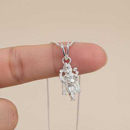 Silver God Ganesh Avtar Pendant
