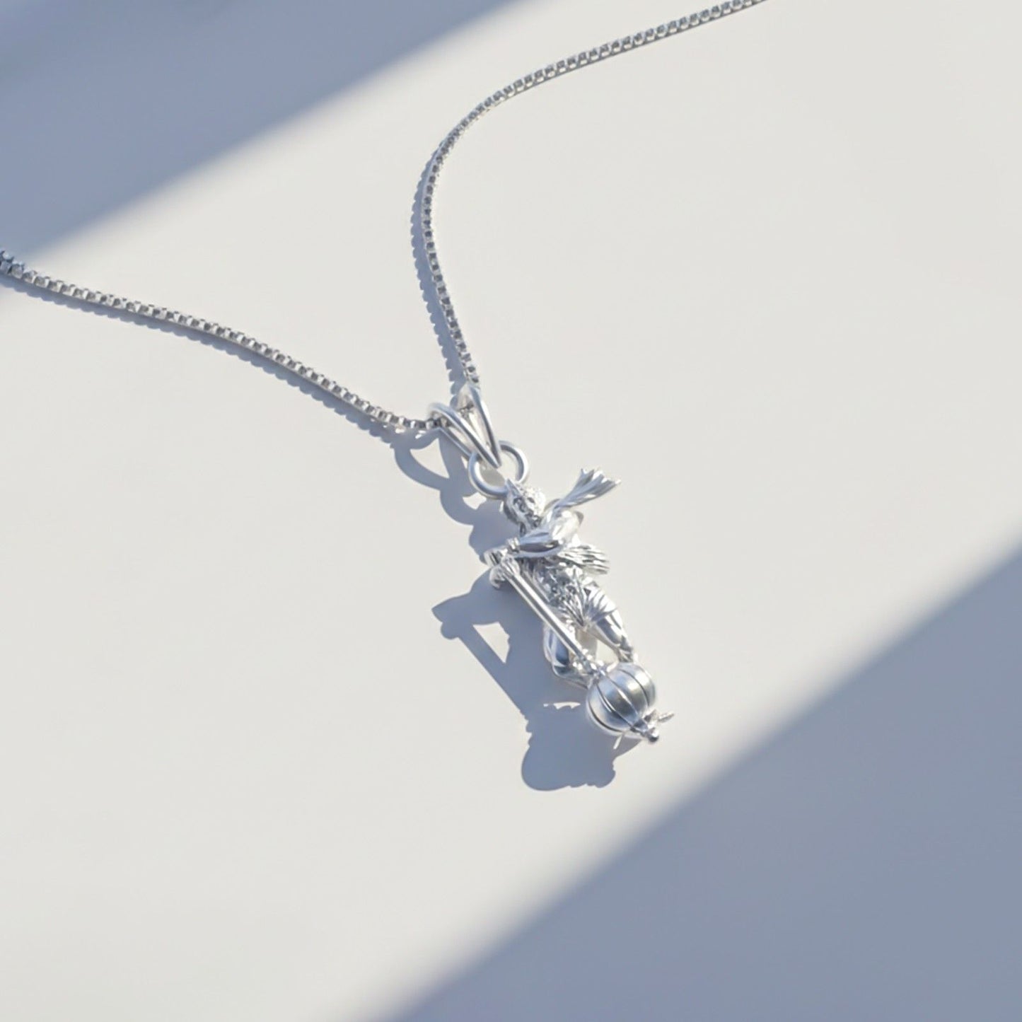 Silver Lord Bajrang Bali Pendant
