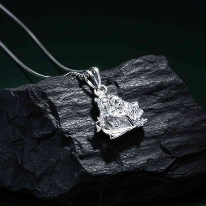 Silver Lord Radha Krishna Love Silver Pendant