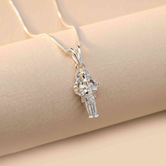 Silver Lord Ganesha Pendant