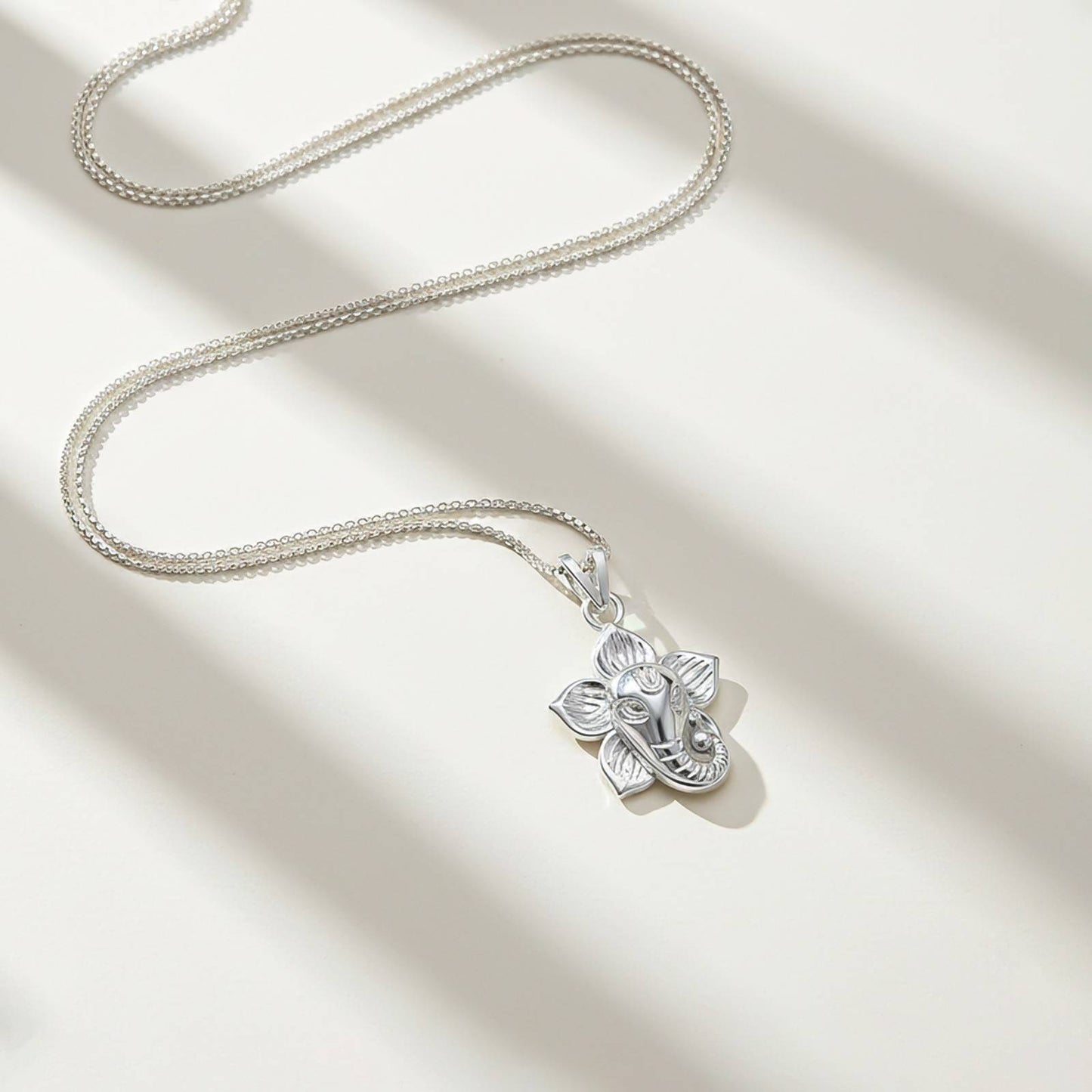 Silver God Vighnharta Ganpati Pendant