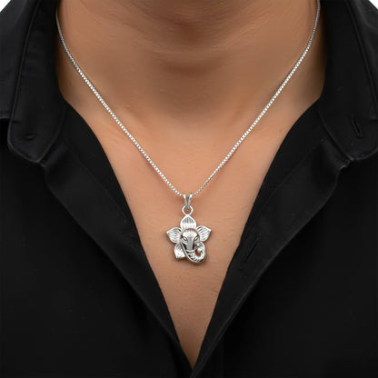 Silver God Vighnharta Ganpati Pendant