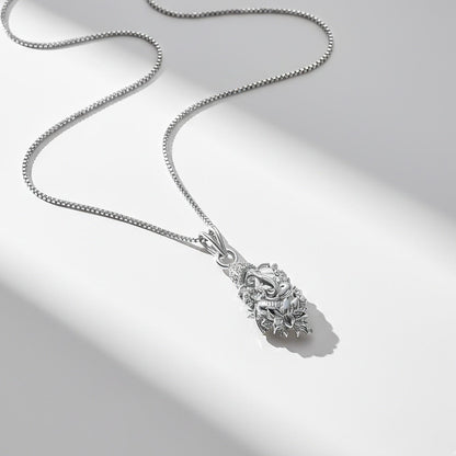 Silver Lord Ganesha Pendant For Blessing