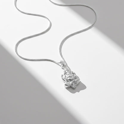 Sterling Silver God Ganesha Pendant