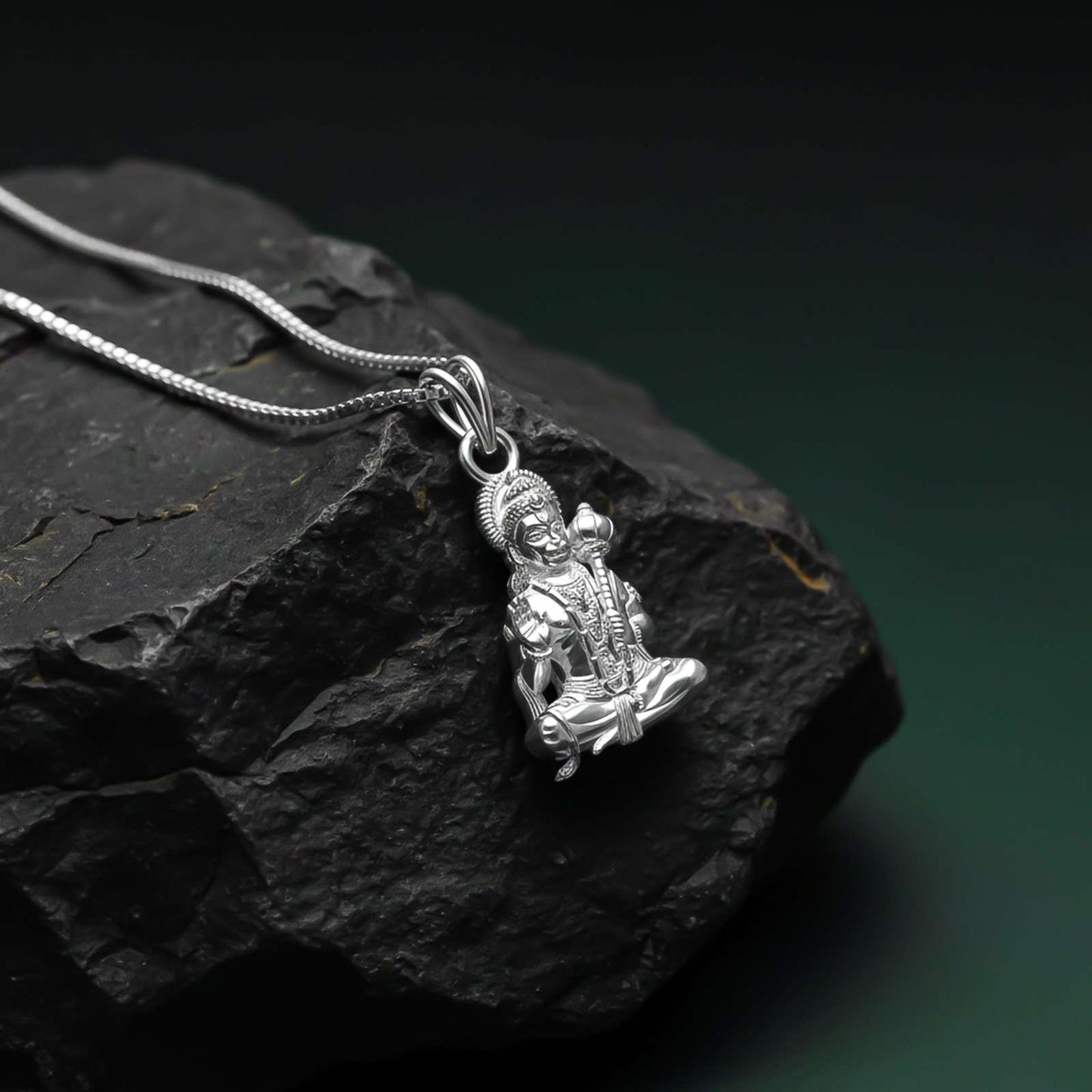 Silver Jai Hanuman Silver Pendant