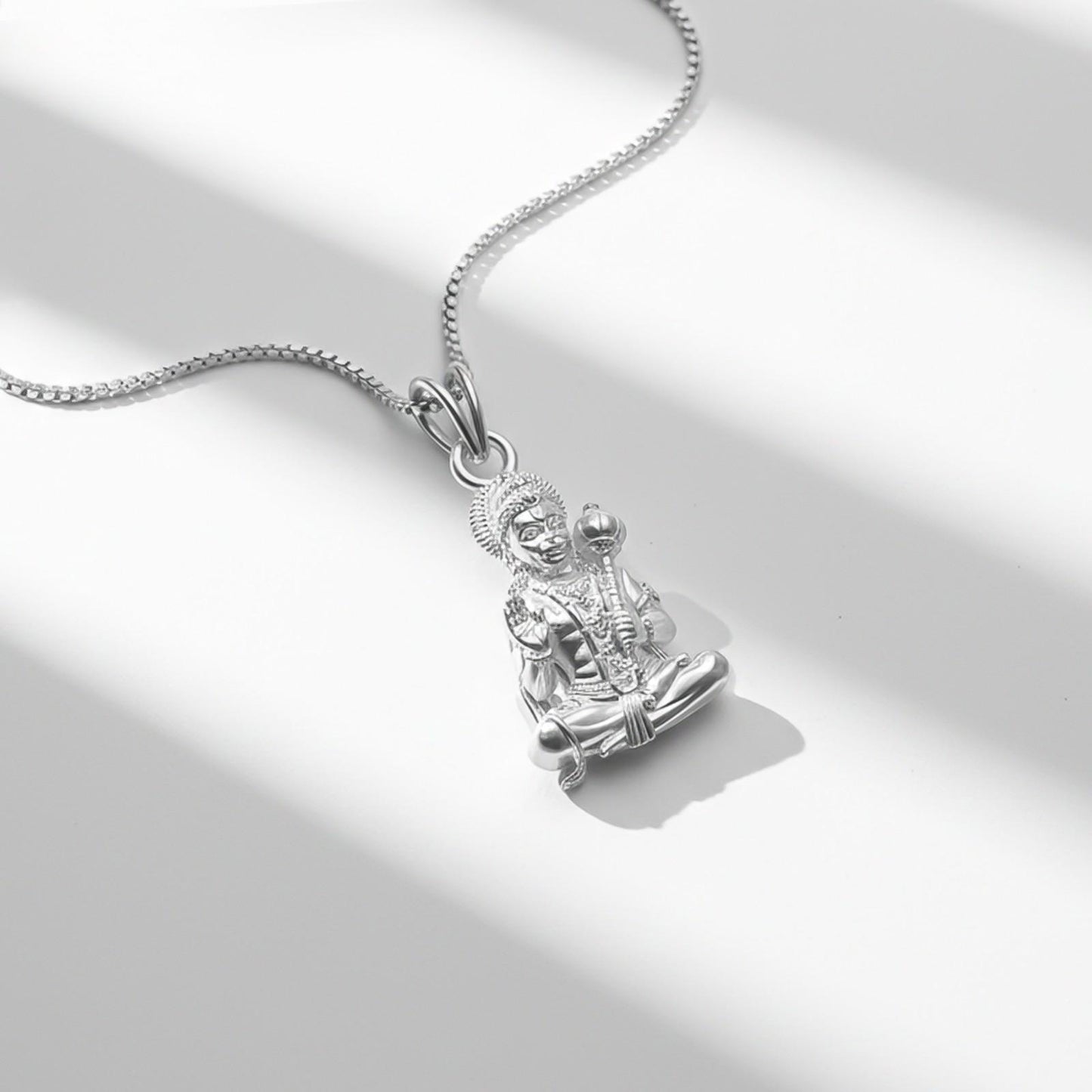 Silver Jai Hanuman Silver Pendant