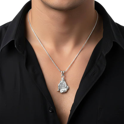 Silver Shree Sai Baba Pendant