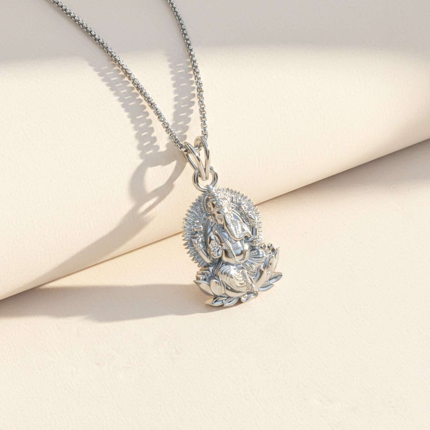 Silver God Shree Ganesha Pendant