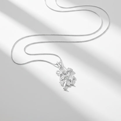 Silver Maha Bajrangbali Pavanputra Hanuman Pendant