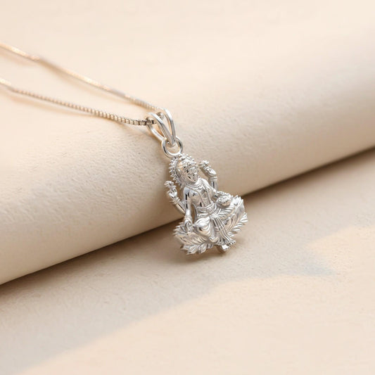 Silver Mata Laxmi Silver Pendant