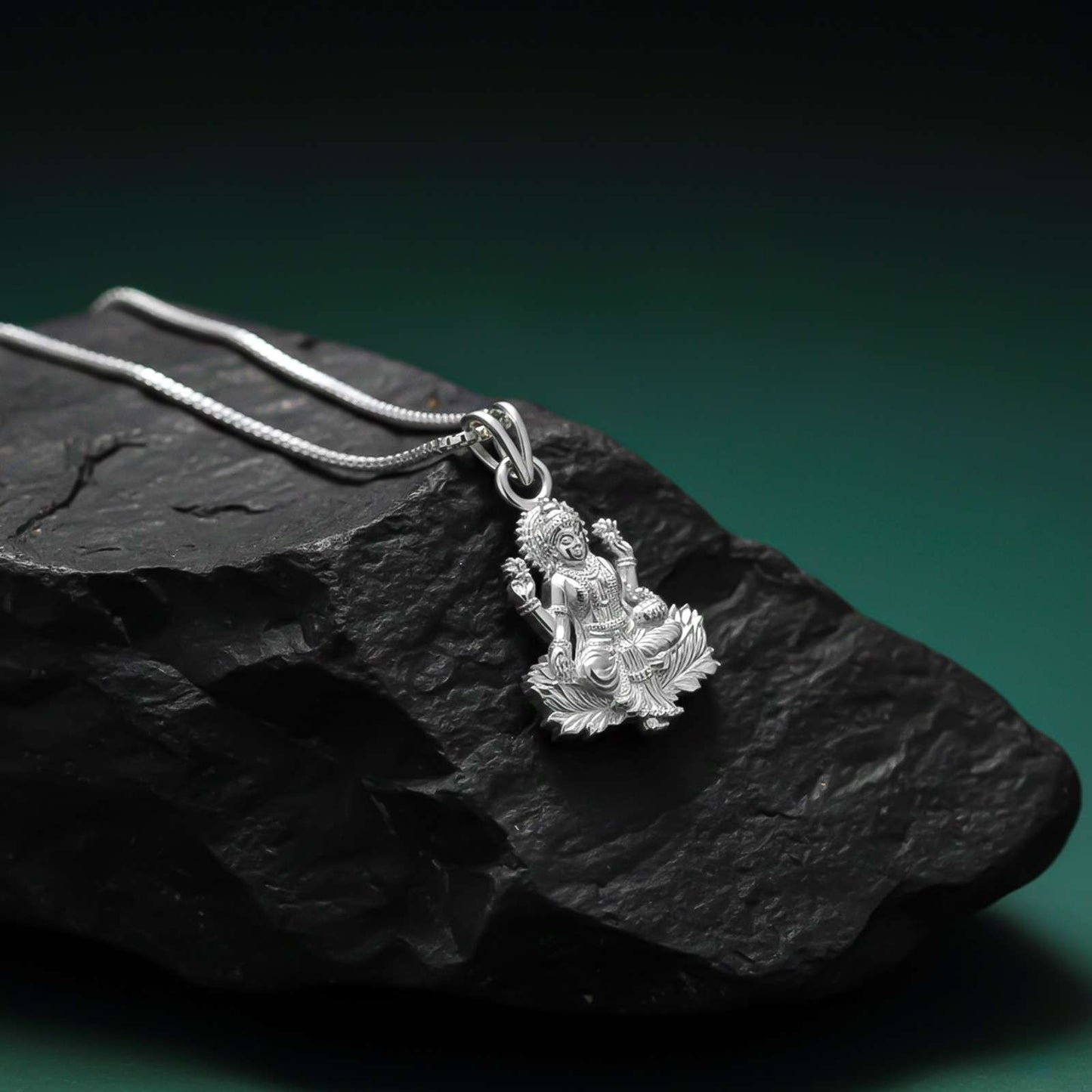 Silver Mata Laxmi Silver Pendant