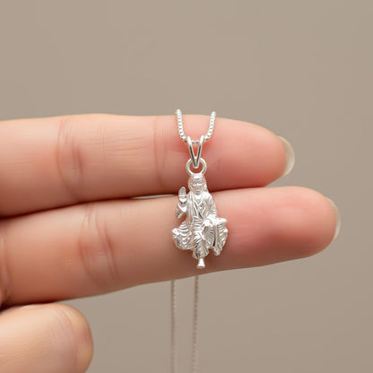 Silver Shirdi Sai Baba Blessing Pendant