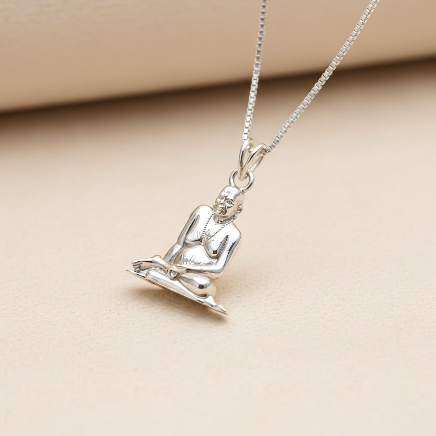 Silver Akkalkot Shree Swami Samarth Pendant