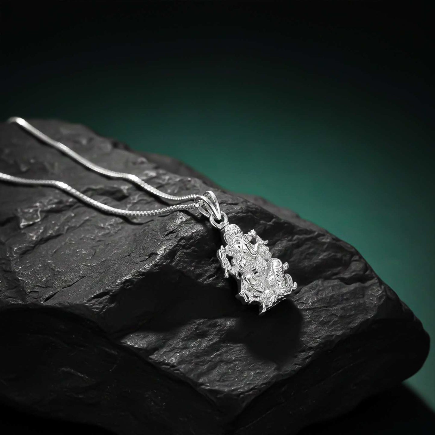 Silver Lord Ganesha Silver Pendant