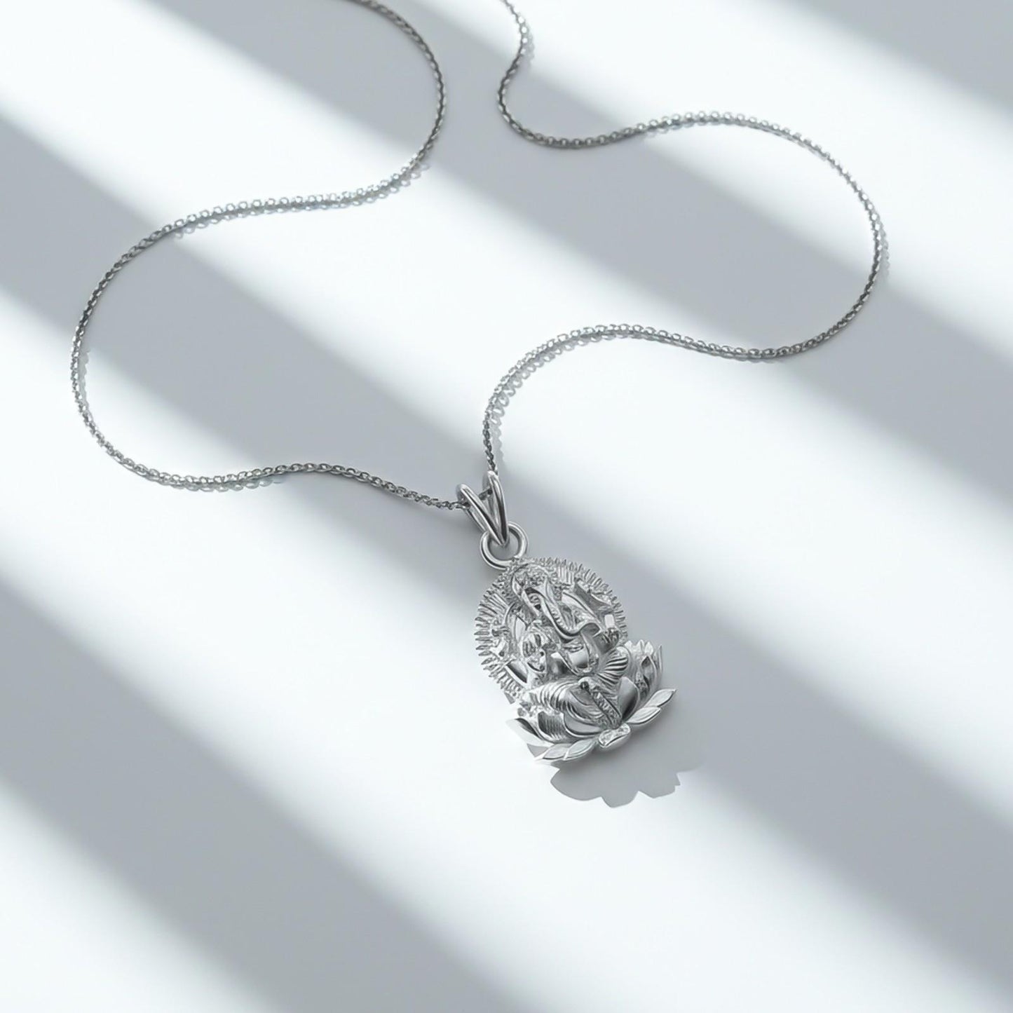 Silver Lord Ganesha Ganpati Pendant