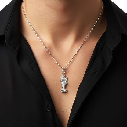 Silver Mata Dhanlaxmi Devi Pendant