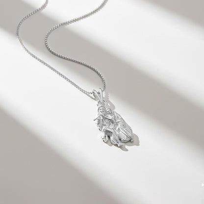 Sterling Silver God Krishna Pendant