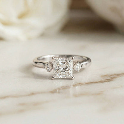 2.30Ct MoissaniteClassic Princess Cut Ring