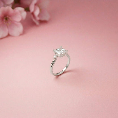 2.30Ct MoissaniteClassic Princess Cut Ring