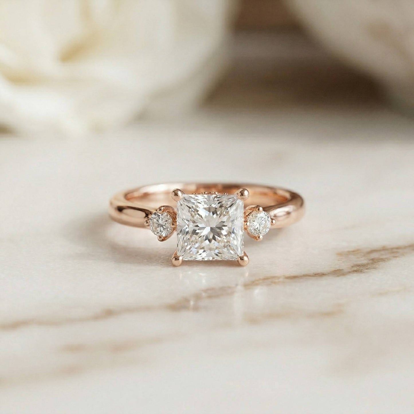 2.30Ct MoissaniteClassic Princess Cut Ring