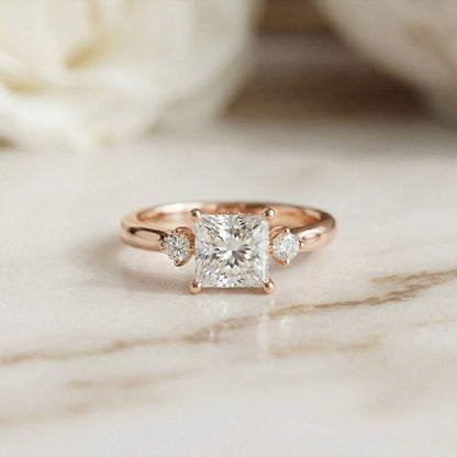 2.30Ct MoissaniteClassic Princess Cut Ring