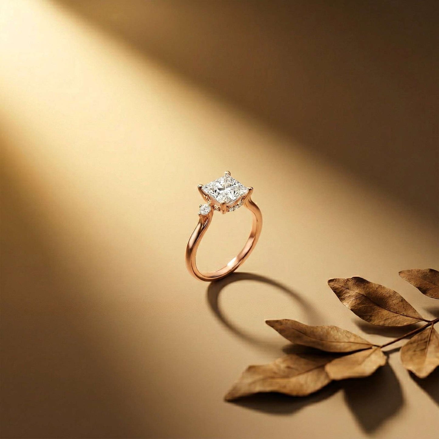 2.30Ct MoissaniteClassic Princess Cut Ring