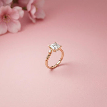 2.30Ct MoissaniteClassic Princess Cut Ring