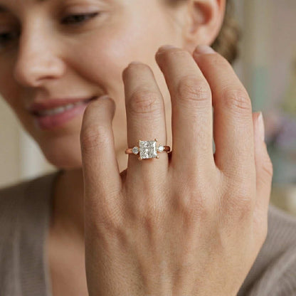 2.30Ct MoissaniteClassic Princess Cut Ring